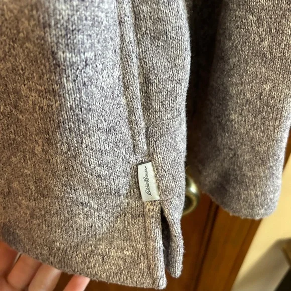 Women’s Eddie Bauer Three Snap on Button Mock Neck Sweater - Picture 5 of 7